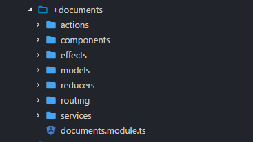 project folders structure example